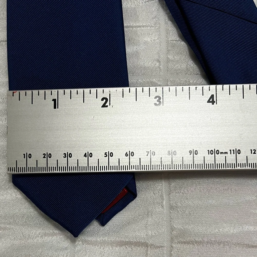 Chaps Blue Tie and Black/Brown Belt Set